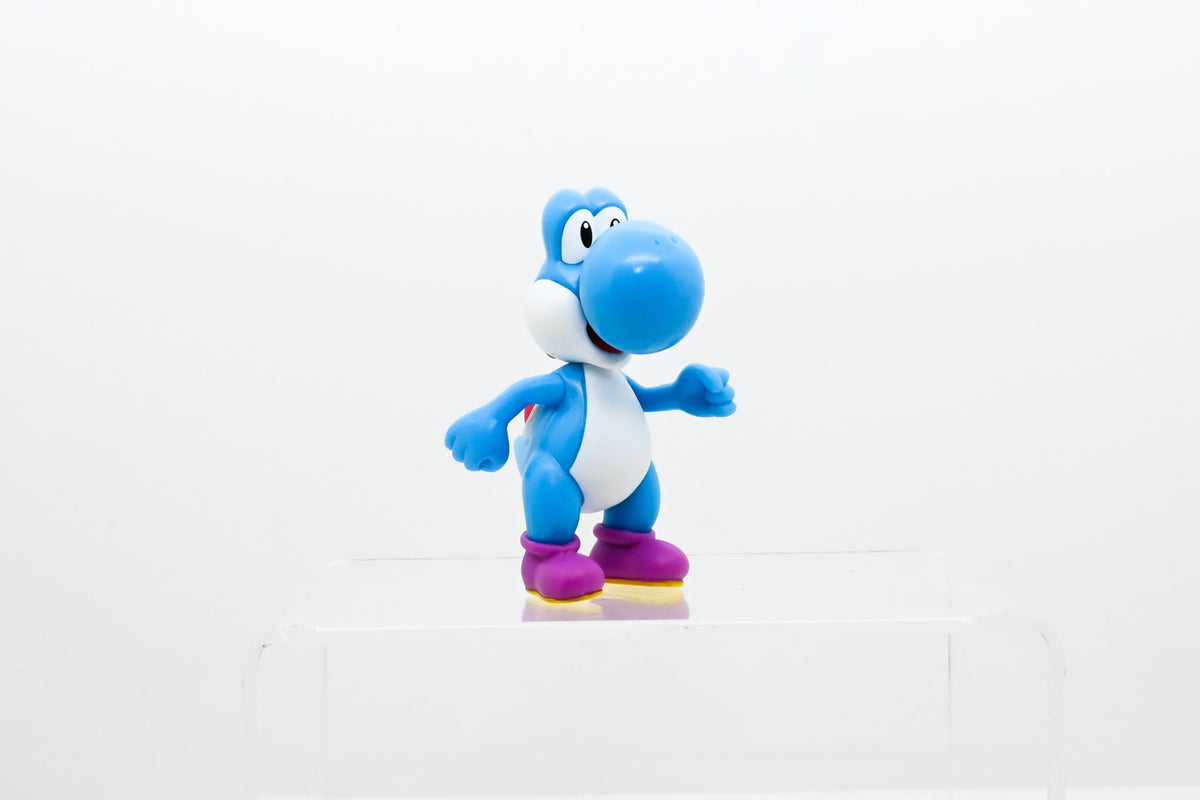 Sanei Super Mario Figure Collection Light Blue Yoshi PVC Figure