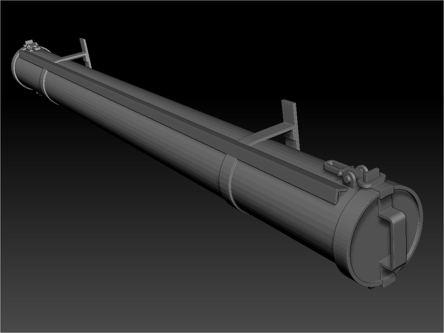 BSK Model 1/35 German Panther Tank Cleaning Rod Case Model Parts