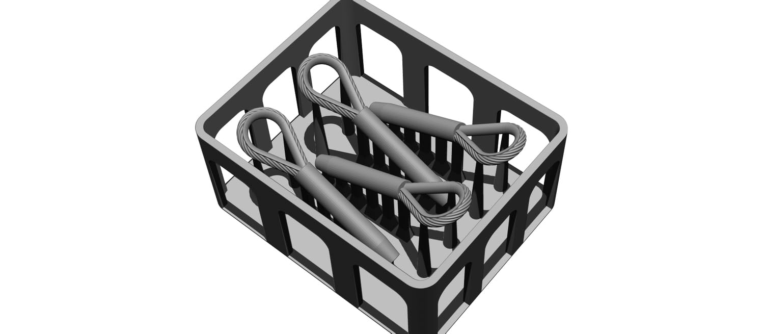 BSK Model 1/35 WWII German Tiger I Tank Tow Cable Set with Holder and Cleaning Rod