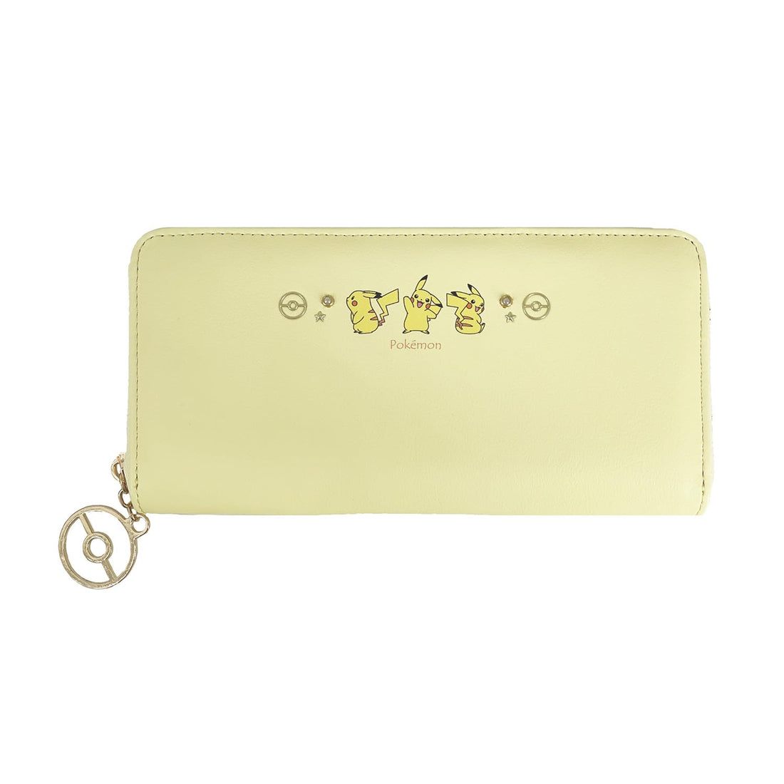Sun Art Pocket Monster Round Wallet Yellow PM-4612-YEL