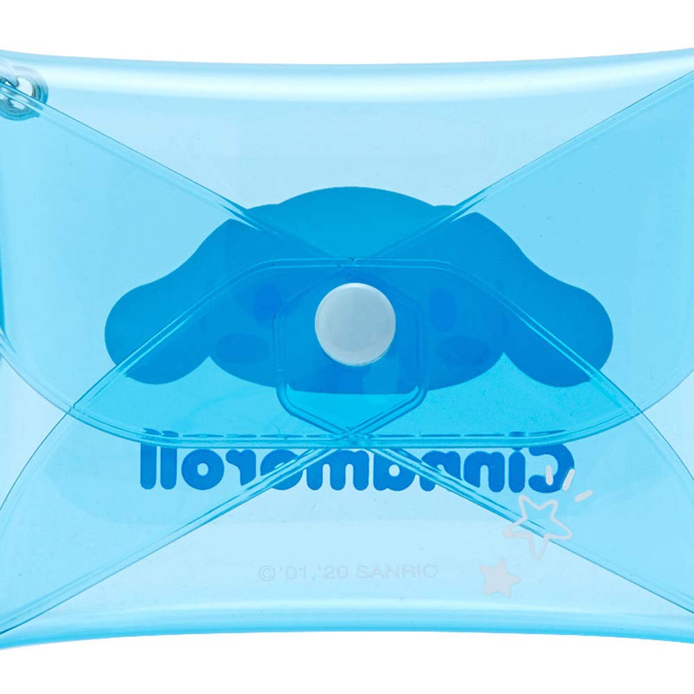 SANRIO Cinnamoroll Mini Clear Case, Approx. 10 × 1.5 × 8 cm