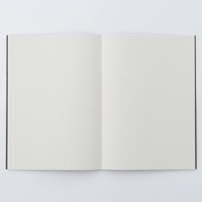 MUJI B5 Dark Gray Notebook with 5mm Grid 30 Sheets