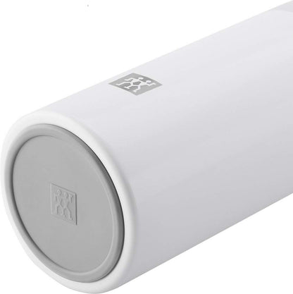 ZWILLING Strainer Bottle 420ml White Stainless Steel for Hot and Cold Beverages