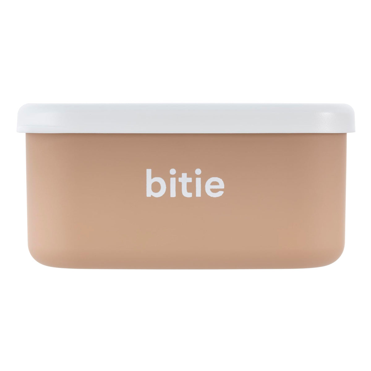 Mitani Bento Box Food Container Antibacterial Beige 350ml
