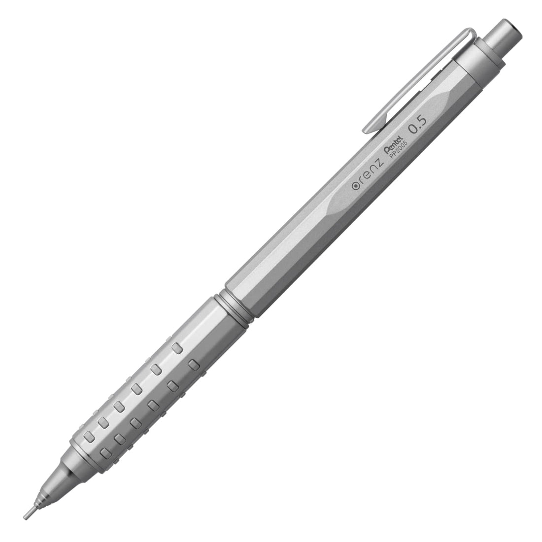 Pentel Mechanical Pencil Orenz AT 0.5mm Silver for Precise Writing