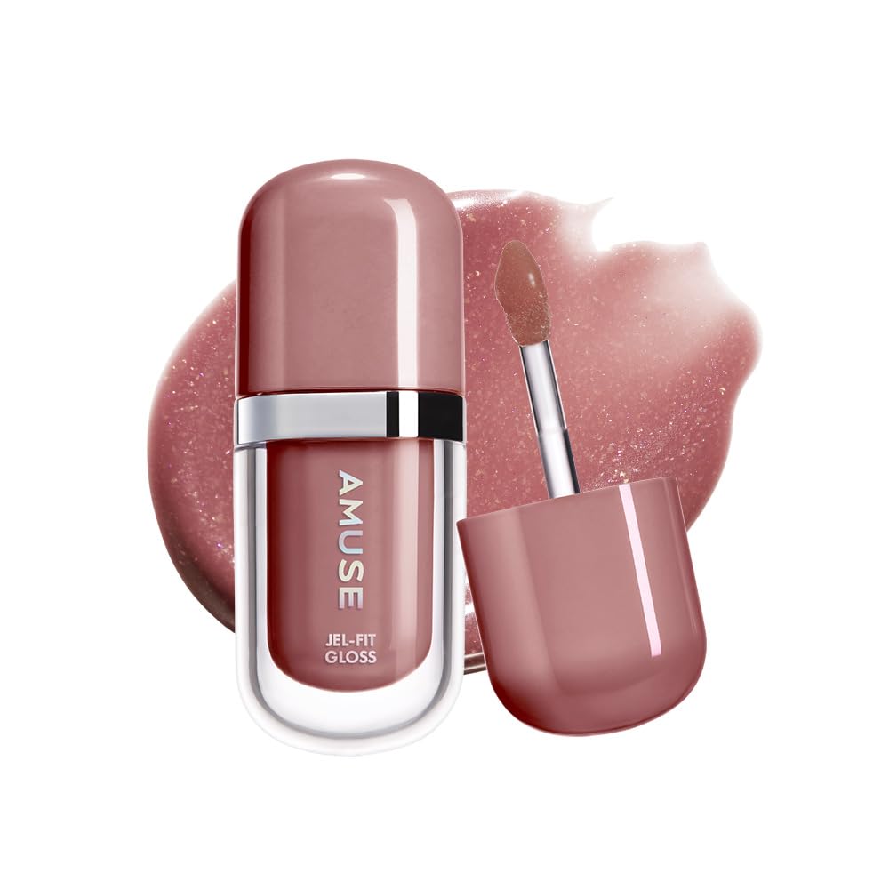 AMUSE Gel Fit Gloss Lightweight Lip Gloss for Glossy Finish