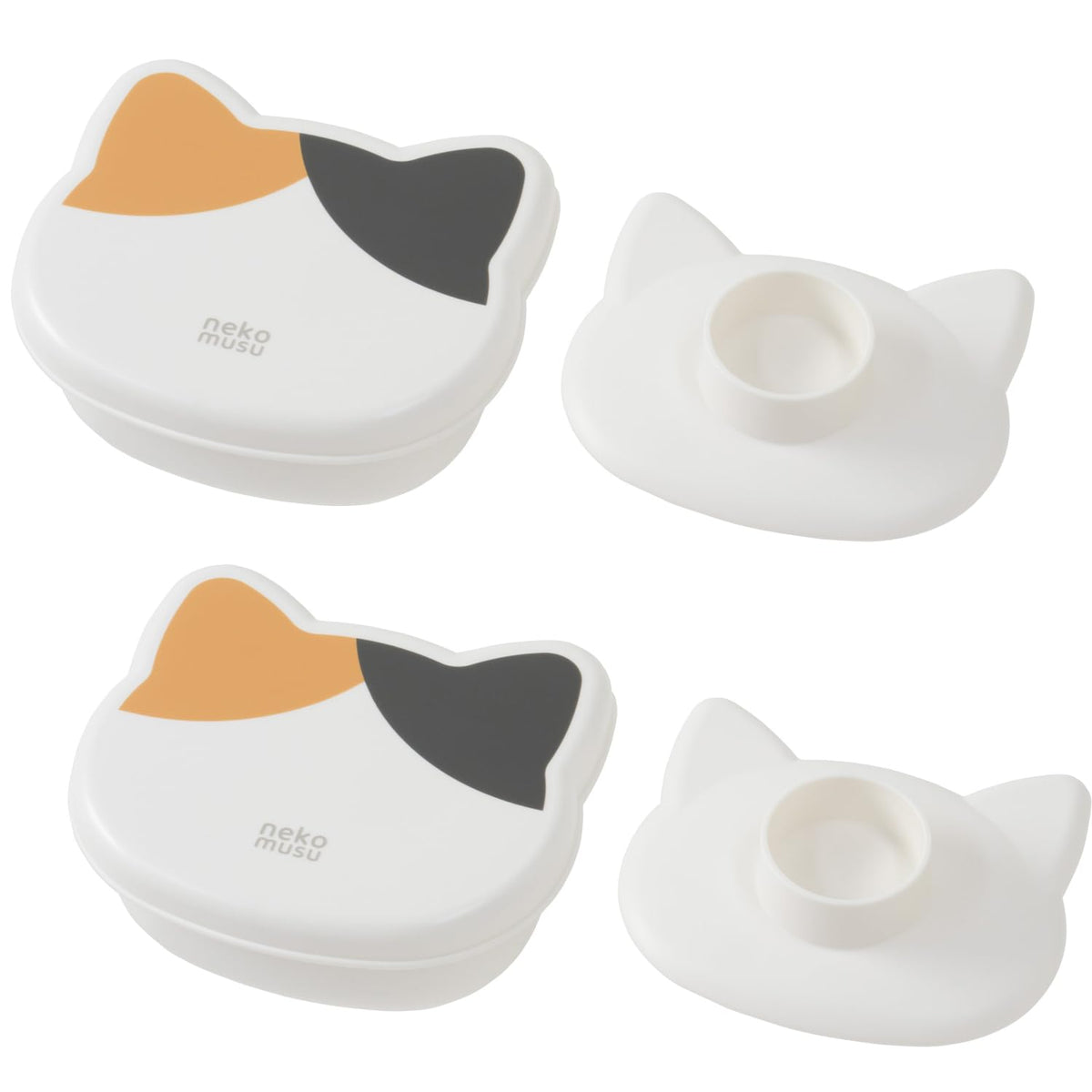 OSK Onigiri Case Set Cat Shape for Easy Rice Ball Making