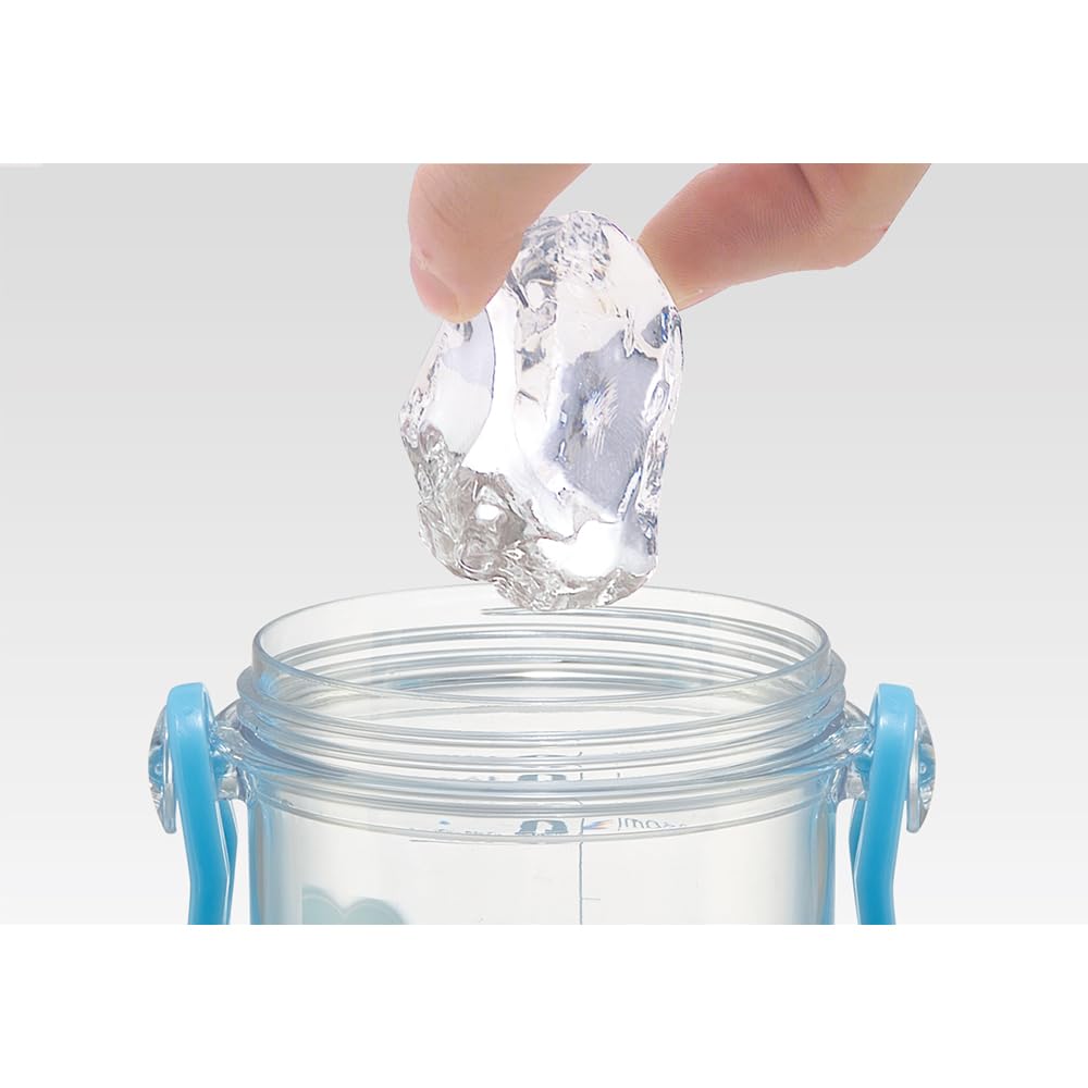 Skater Kids Clear Plastic Water Bottle 480ml with Measurement