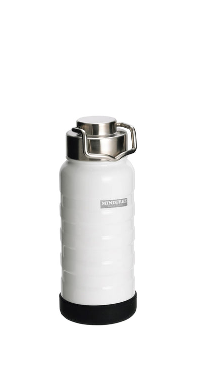 Kakusee Stainless Steel Bottle Mind Free 550ml Vacuum Insulated White