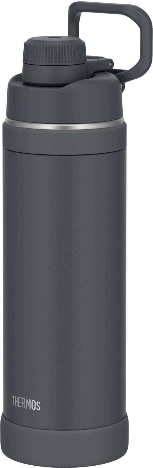 THERMOS Vacuum-Insulated Sports Bottle with Handle, Matte Black 1L (FJU-1001 MTBK)