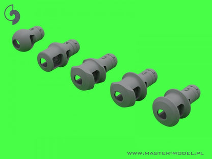 Master 1/72 Scale Model Muzzle Brake Set for WW2 German Guns