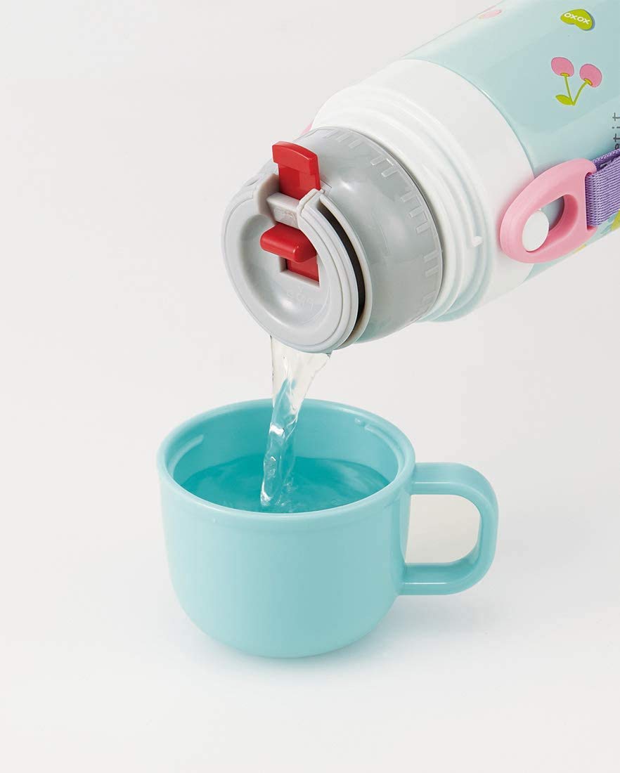 Skater Stainless Steel Water Bottle Replacement Cup Light Blue