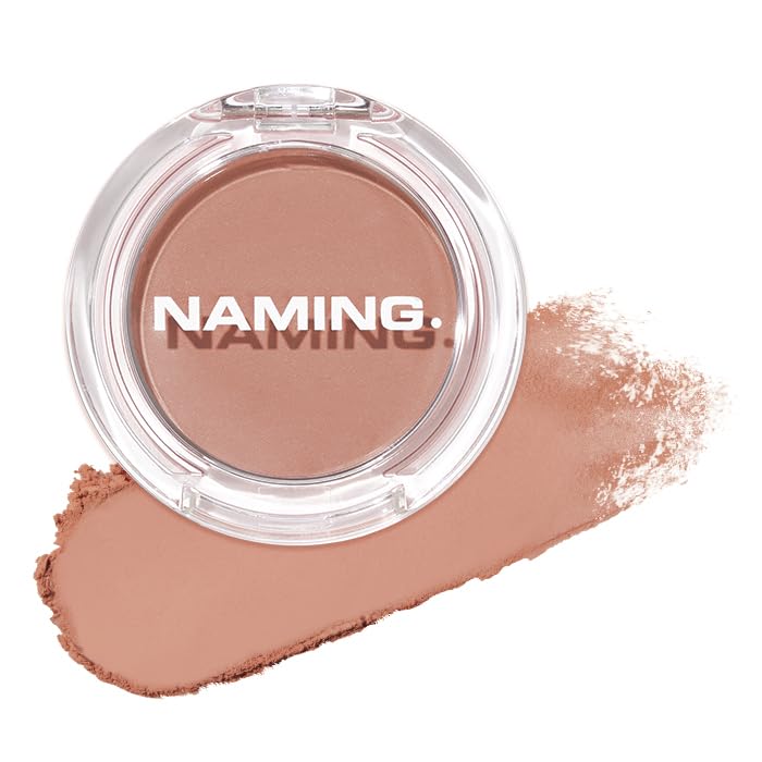 NAMING Fluffy Powder Blush 01 Bagel for Natural Glow