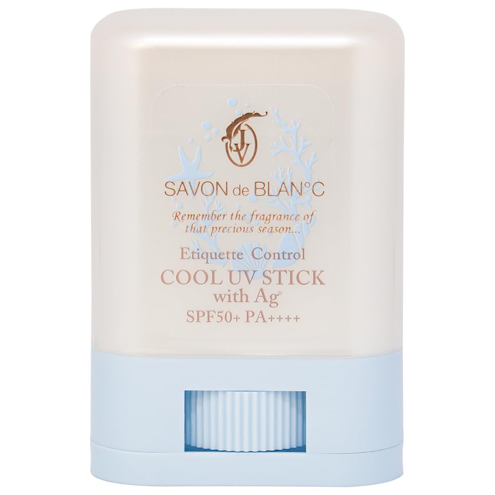 JV SAVON de BLAN°C Cool UV Stick 15g SPF50+ PA++++ for Daily Protection