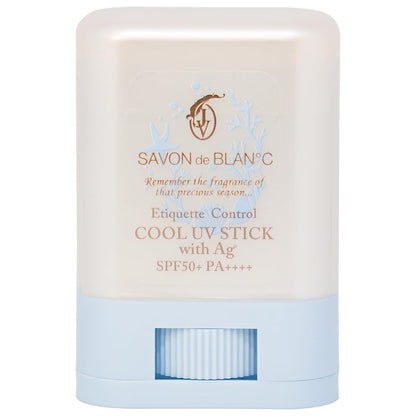 JV SAVON de BLAN°C Cool UV Stick 15g SPF50+ PA++++ for Daily Protection