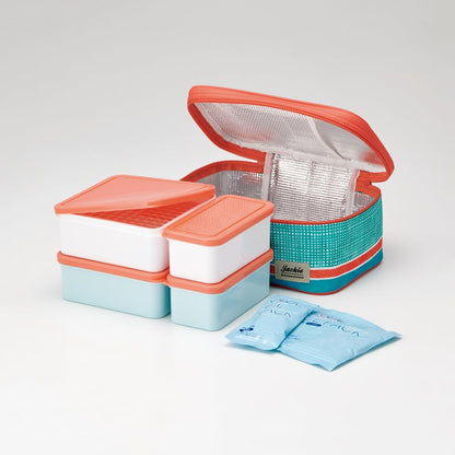 Skater Picnic Bento Box with Insulated Bag and Ice Pack 3440ml