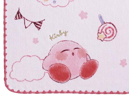 Marushin Face Towel Nintendo Kirby 34x80cm Cotton Candy Design