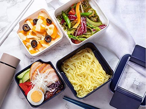 Lustroware Bento Box 680ml Square Easy Care Dishwasher Microwave Safe