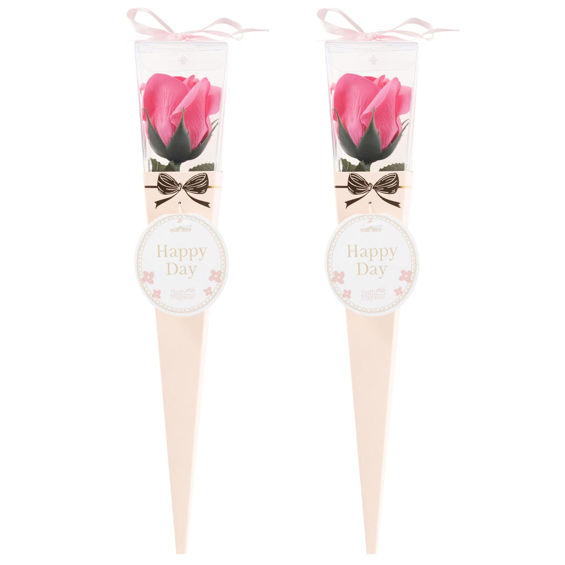 Q-FLA Bath Soak with Soap Flower Bouquet Gift Set