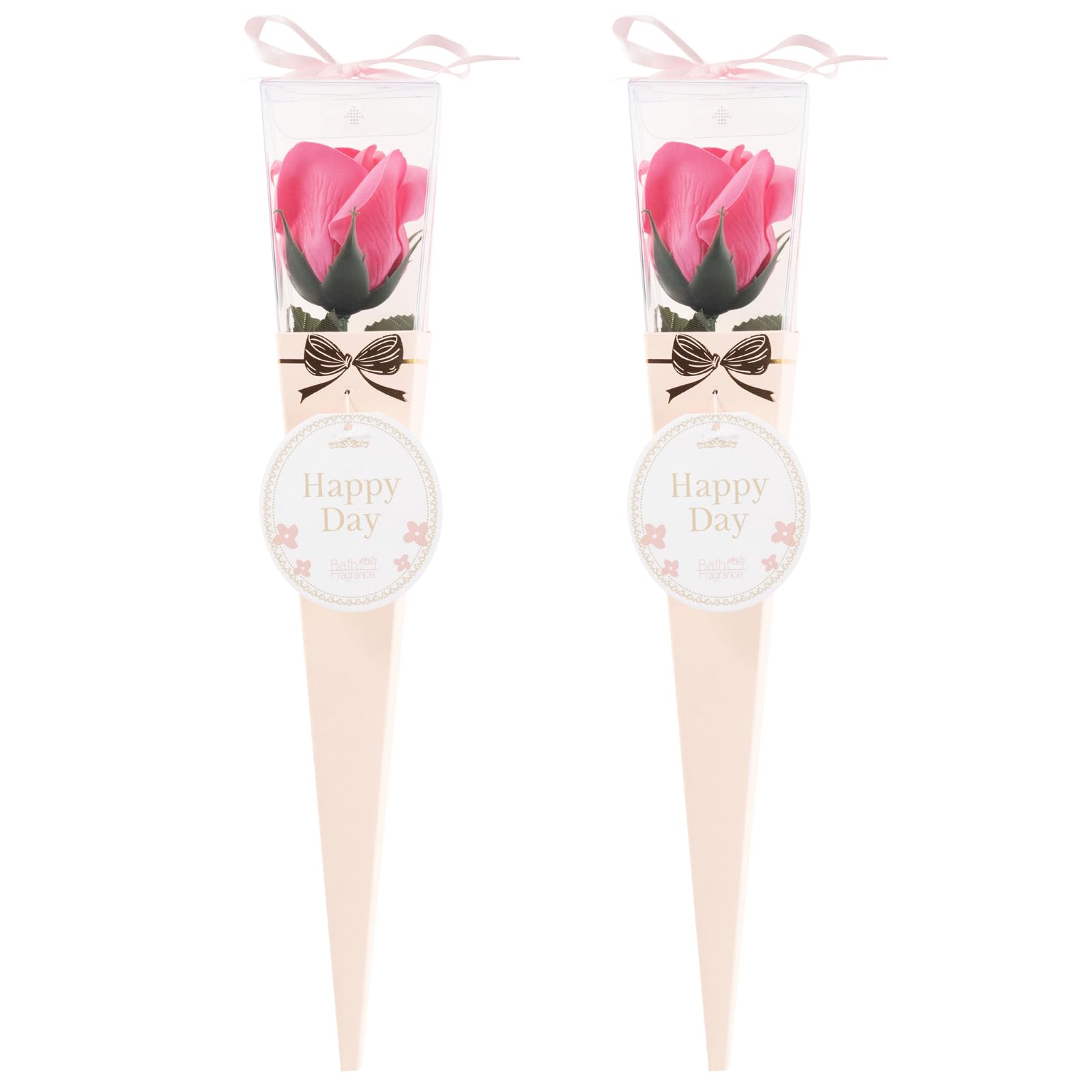 Q-FLA Bath Soak with Soap Flower Bouquet Gift Set