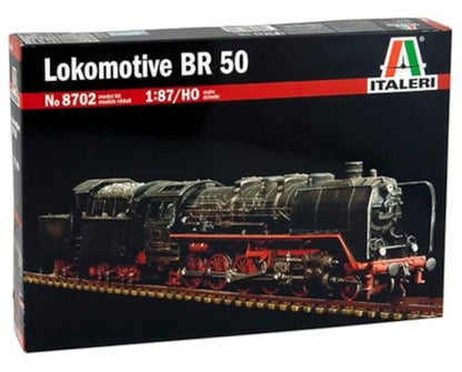 PLATZ 1/87 Scale Model German Steam Locomotive BR50 Plastic Kit