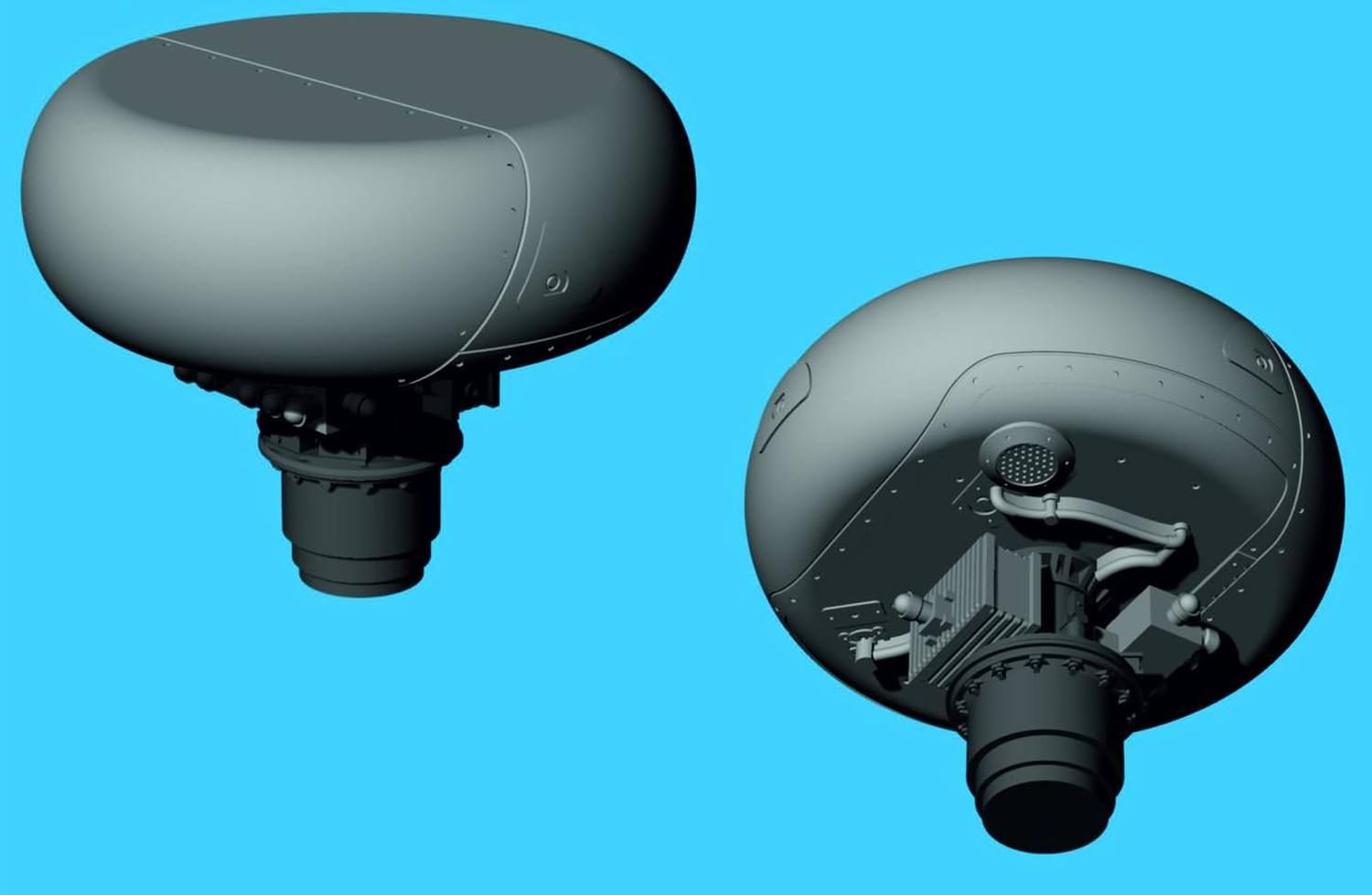 Quickboost 1/72 Scale AH-64D Apache Longbow Radar Detail Parts Set