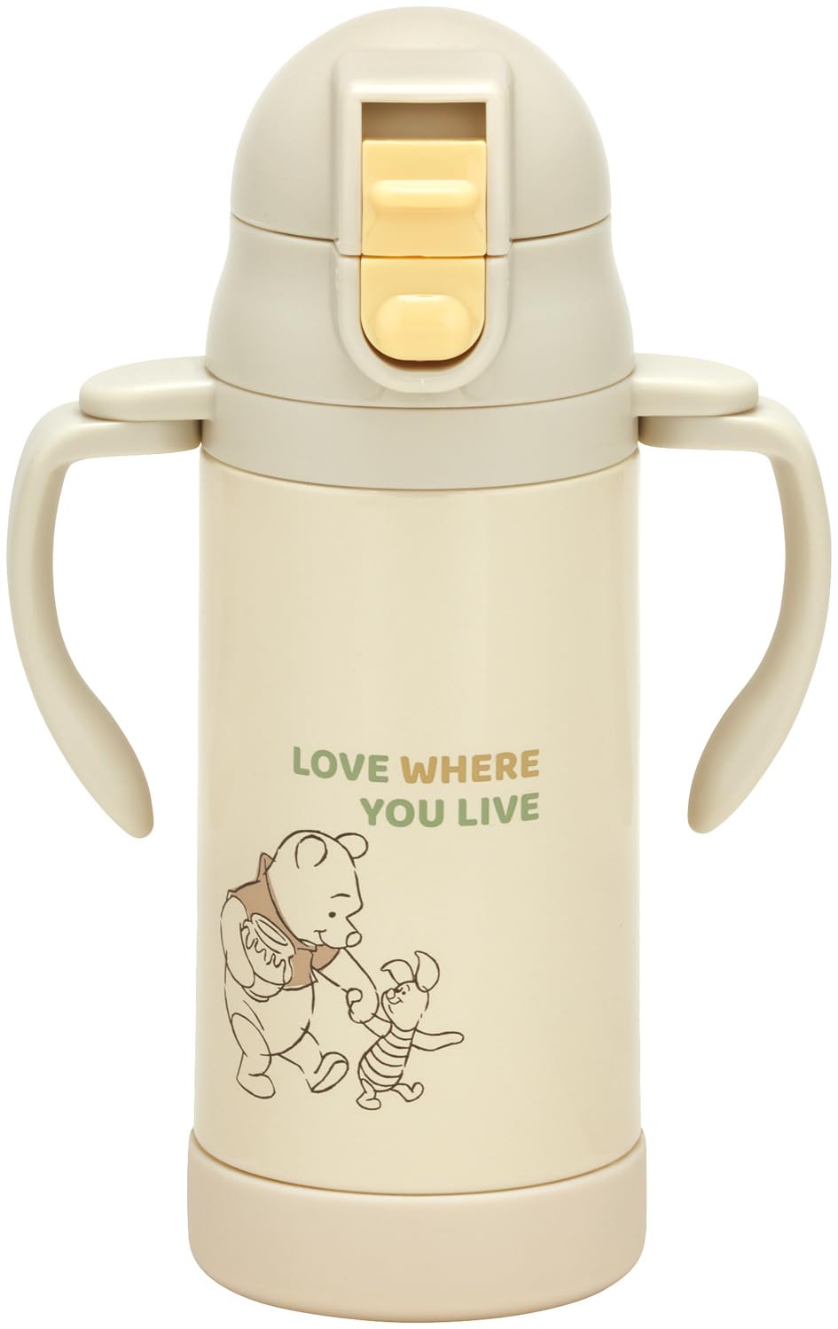 Skater 2WAY Stainless Steel Baby Mug with Straw 350ml