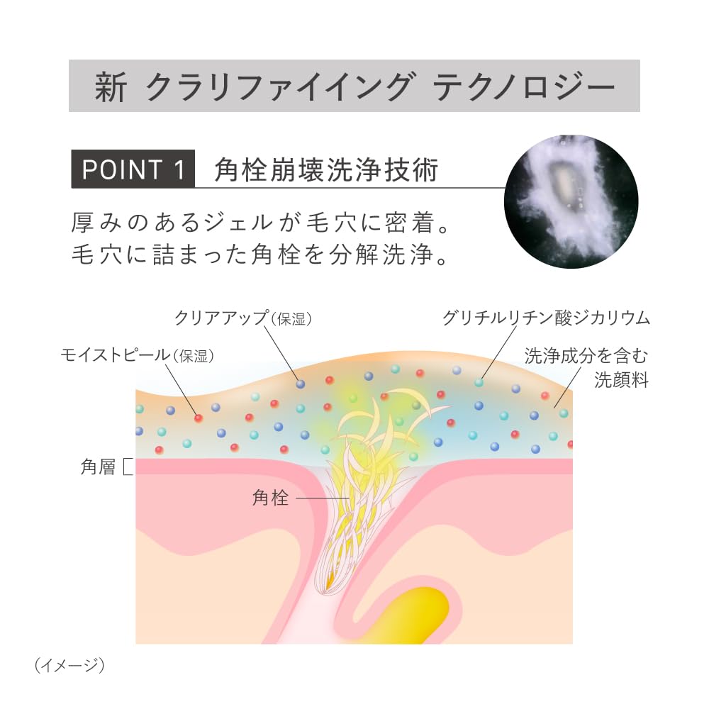 est Clarifying Gel Wash 130g Gentle Cleansing for Japanese Skincare