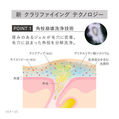 est Clarifying Gel Wash 130g Gentle Cleansing for Japanese Skincare