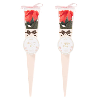 Q-FLA Bath Soak with Soap Flower Bouquet Set for Gifting