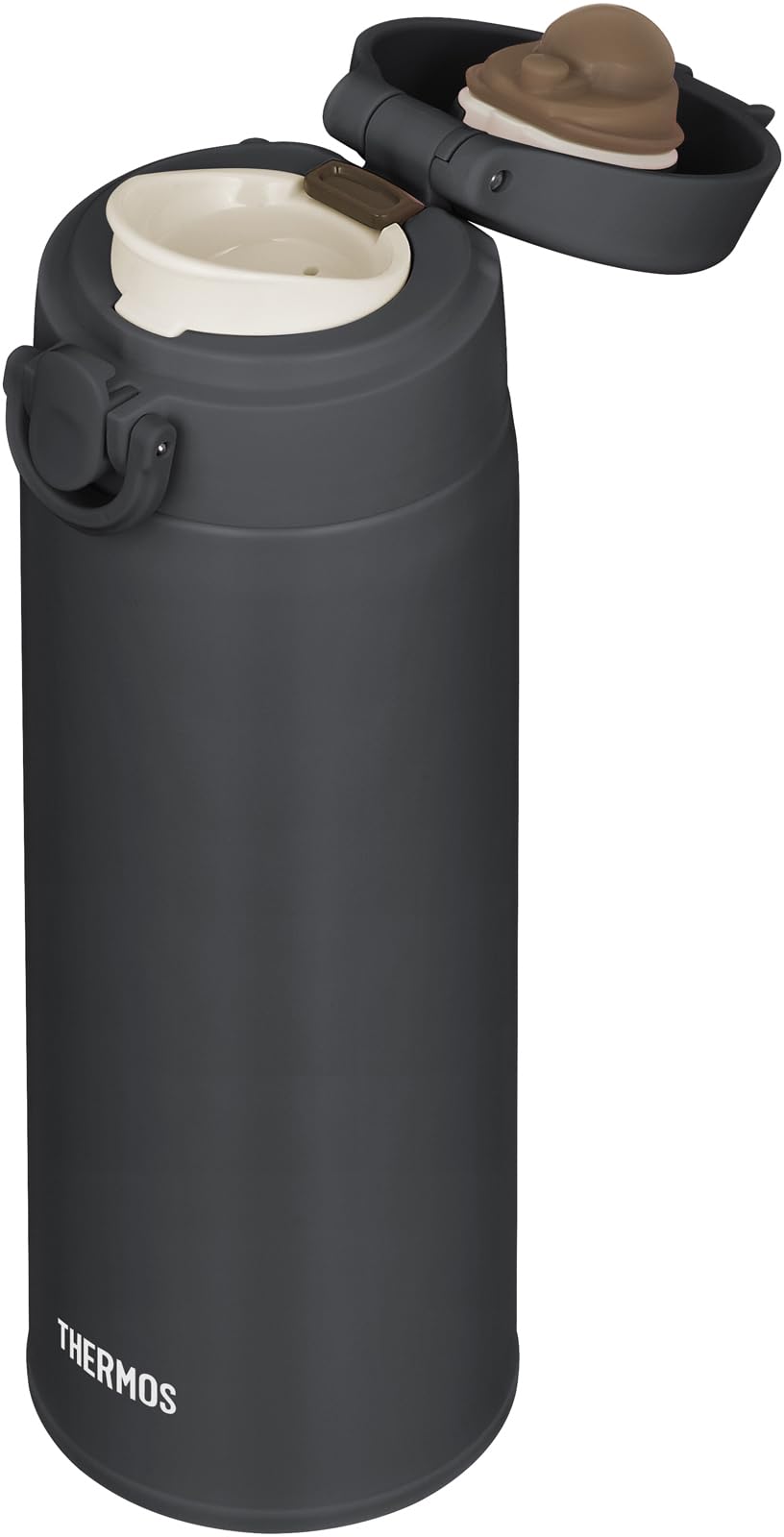 THERMOS Vacuum Insulated Portable Mug, Dark Gray, 500ml