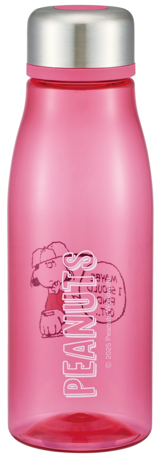 Skater Water Bottle with Tea Strainer 500ml Snoopy Lucy Color Series