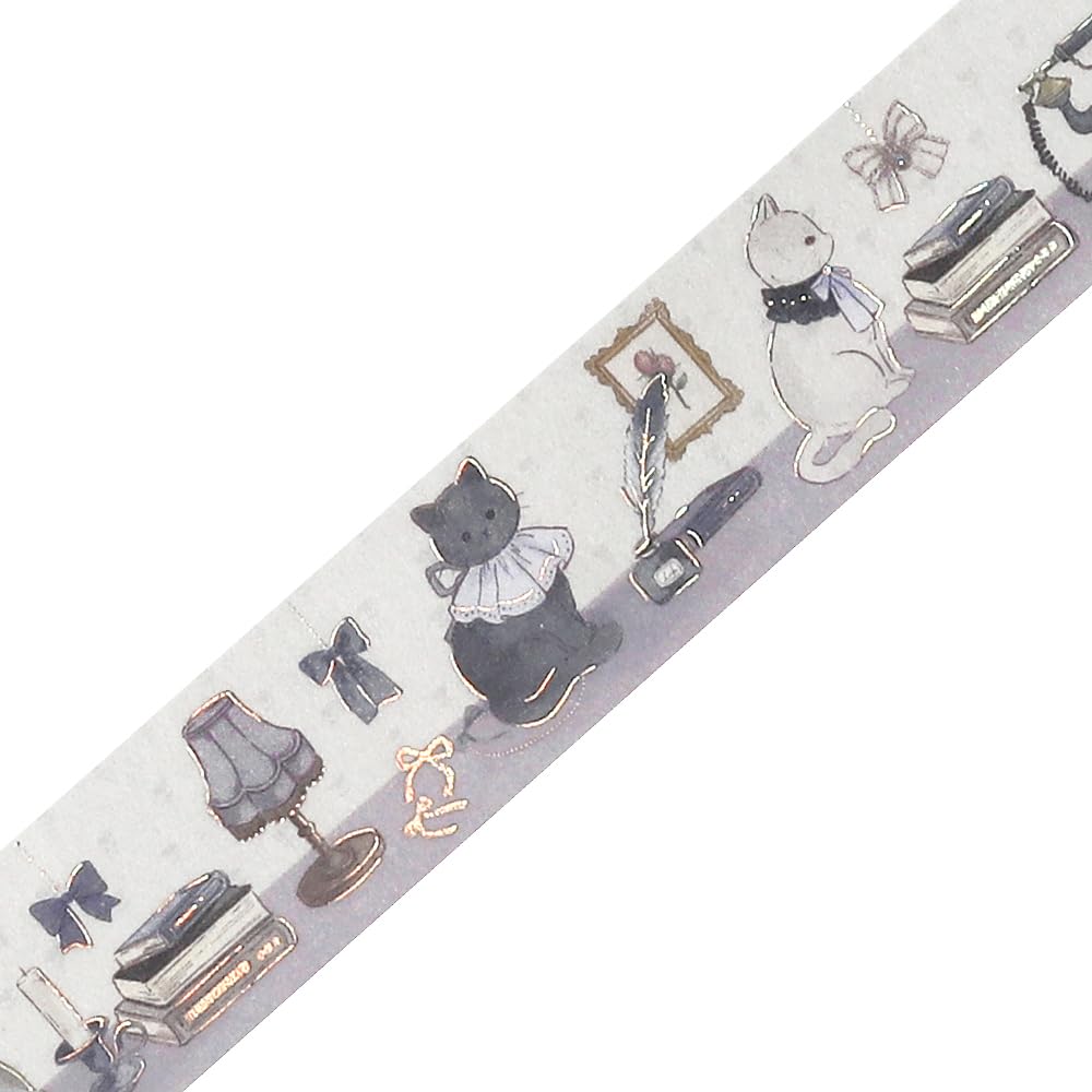BGM Decorative Masking Tape Silver Gray for Creative Projects