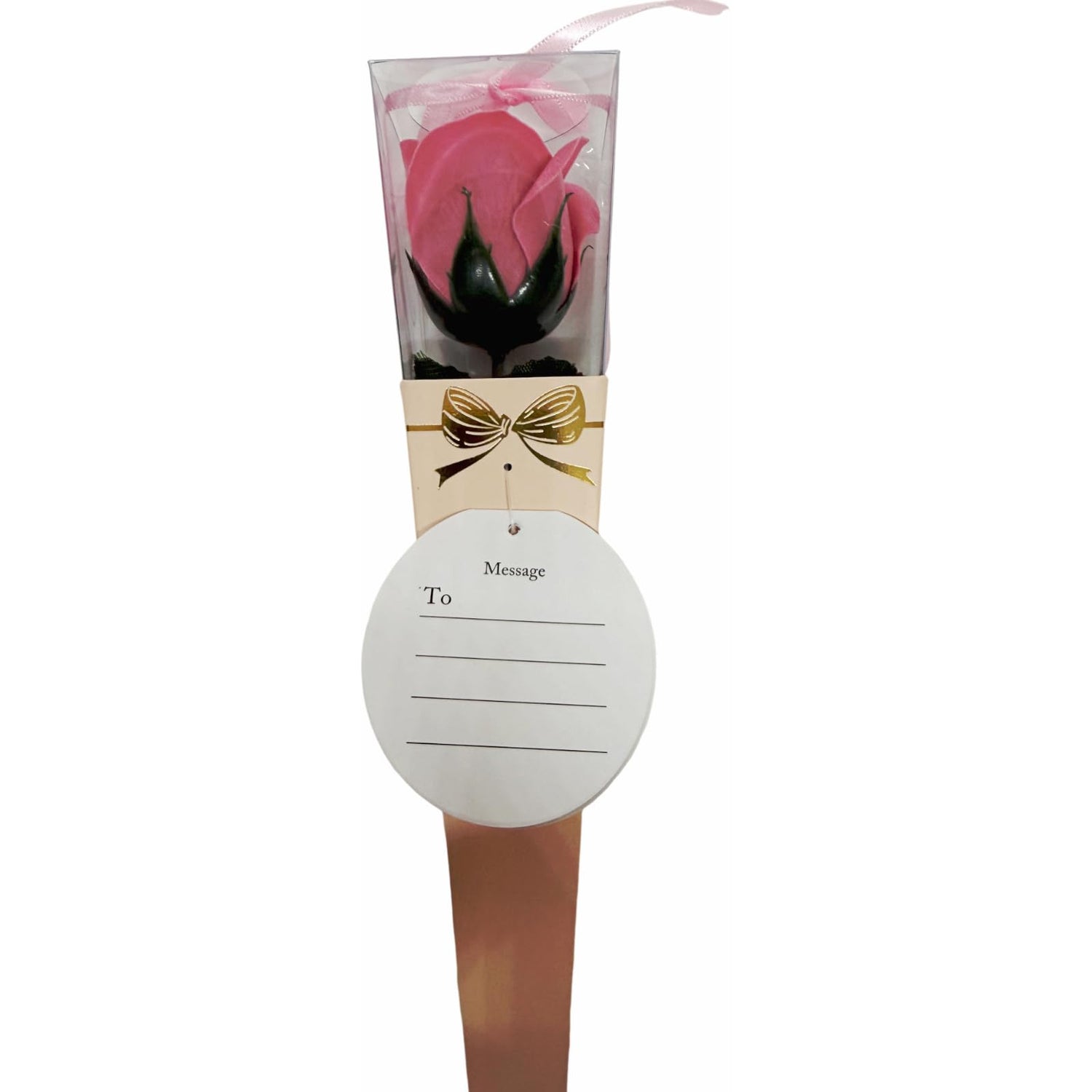 Q-FLA Bath Soak Soap Flower Bouquet Set Gift AT Pink