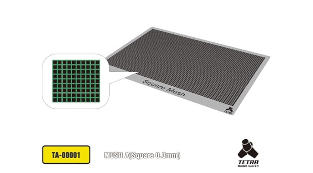 Tetra Model TA Series Mesh A Square 0.3mm Hobby Material