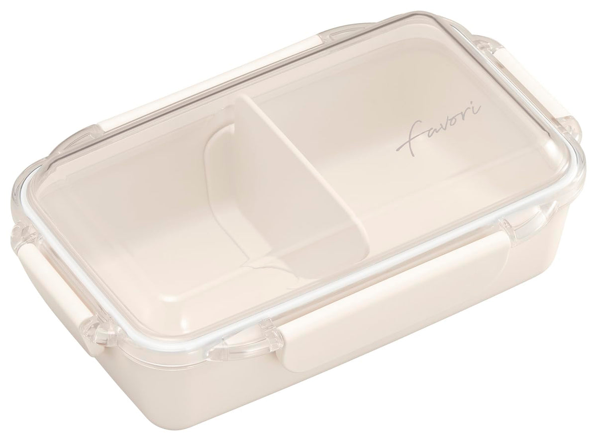 OSK DISH UP LUNCH Box Beige with Compartments for Meal Prep