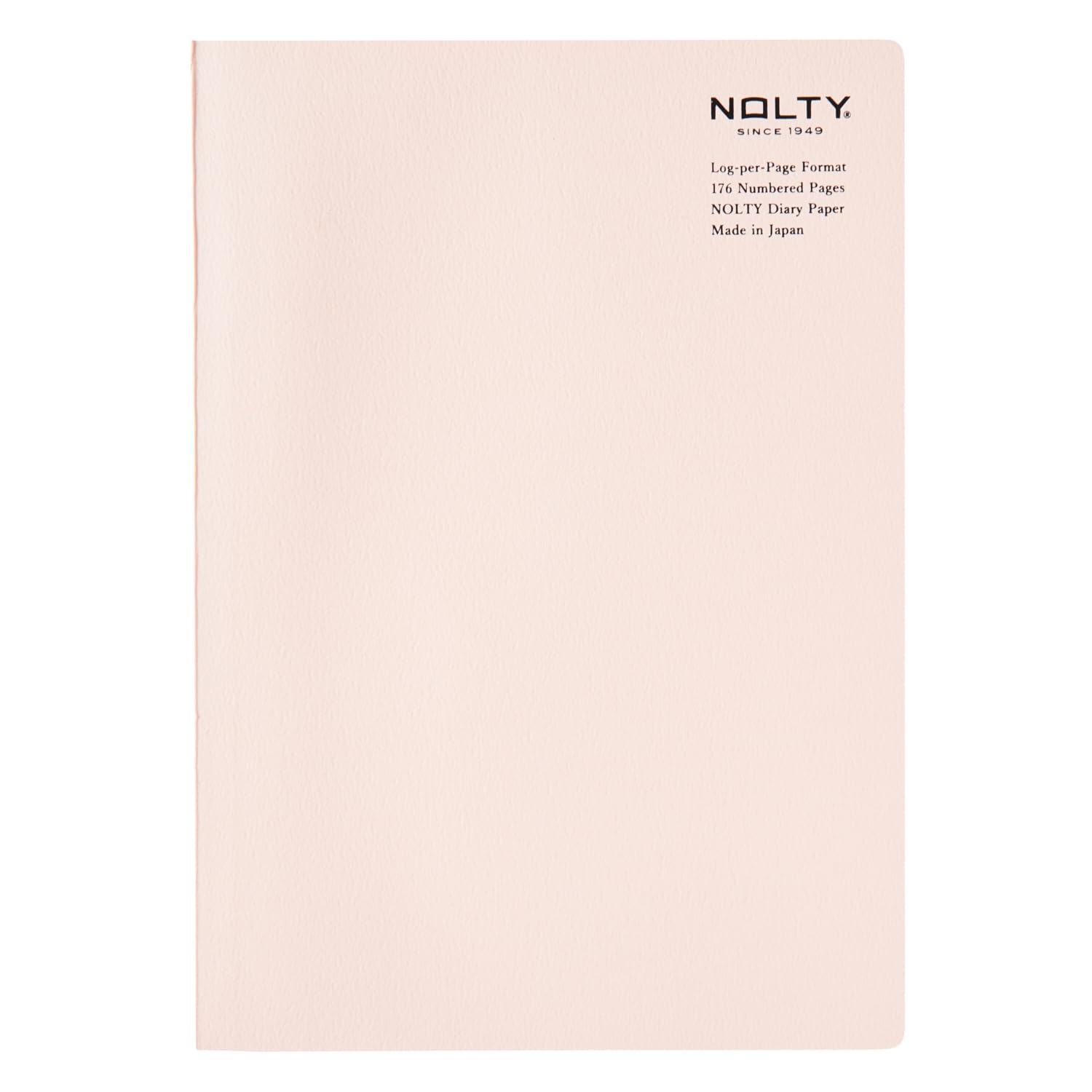 NOLTY A5 Log Type Notebook with 3.5mm Grid in Pink