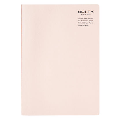 NOLTY A5 Log Type Notebook with 3.5mm Grid in Pink