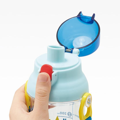 Skater Kids Clear Plastic Water Bottle 480ml with Measurement Markings