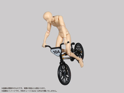 MIC BMX Racing Figure Black Plastic Model by MIC