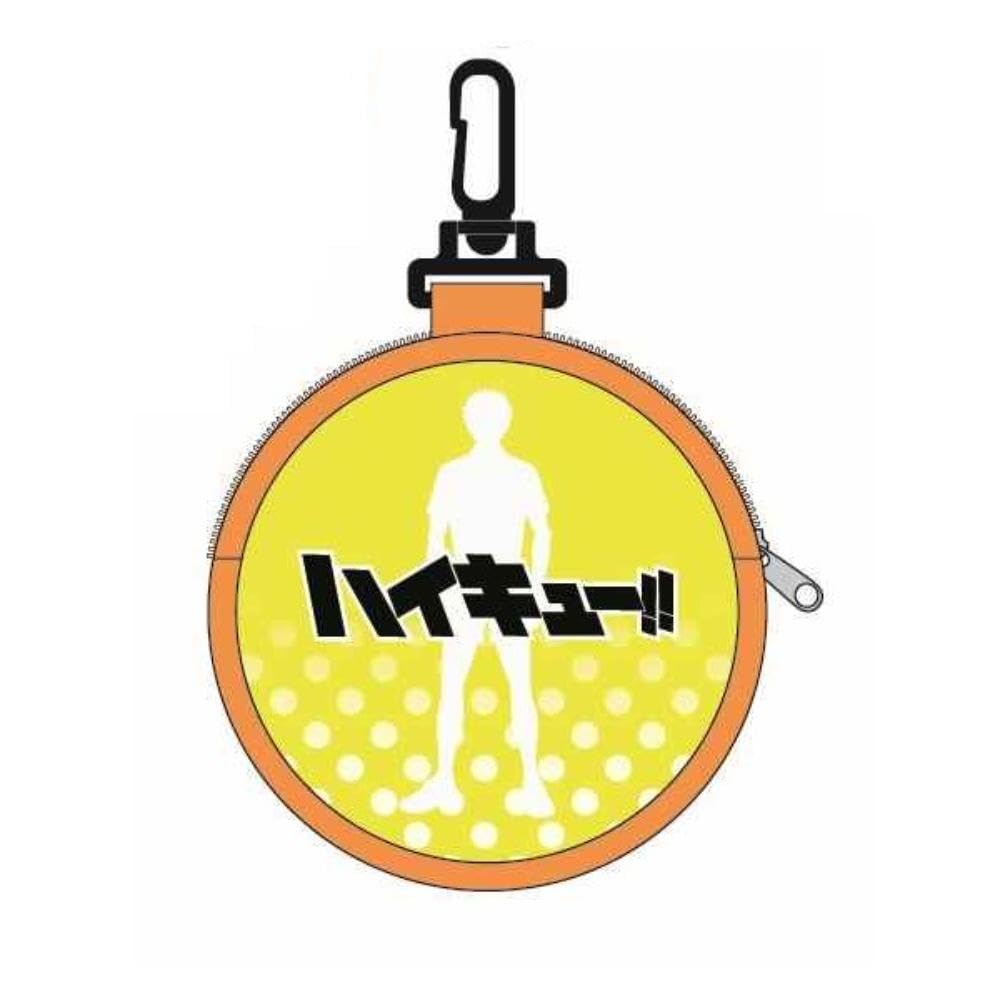 K Company High School Anime Character Pouch with Carabiner - Tsukishima