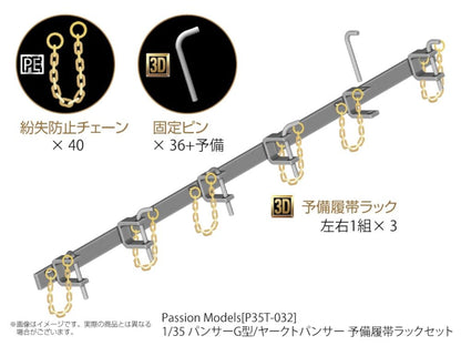 Passion Models Panther G and Jagdpanther Spare Track Rack Set