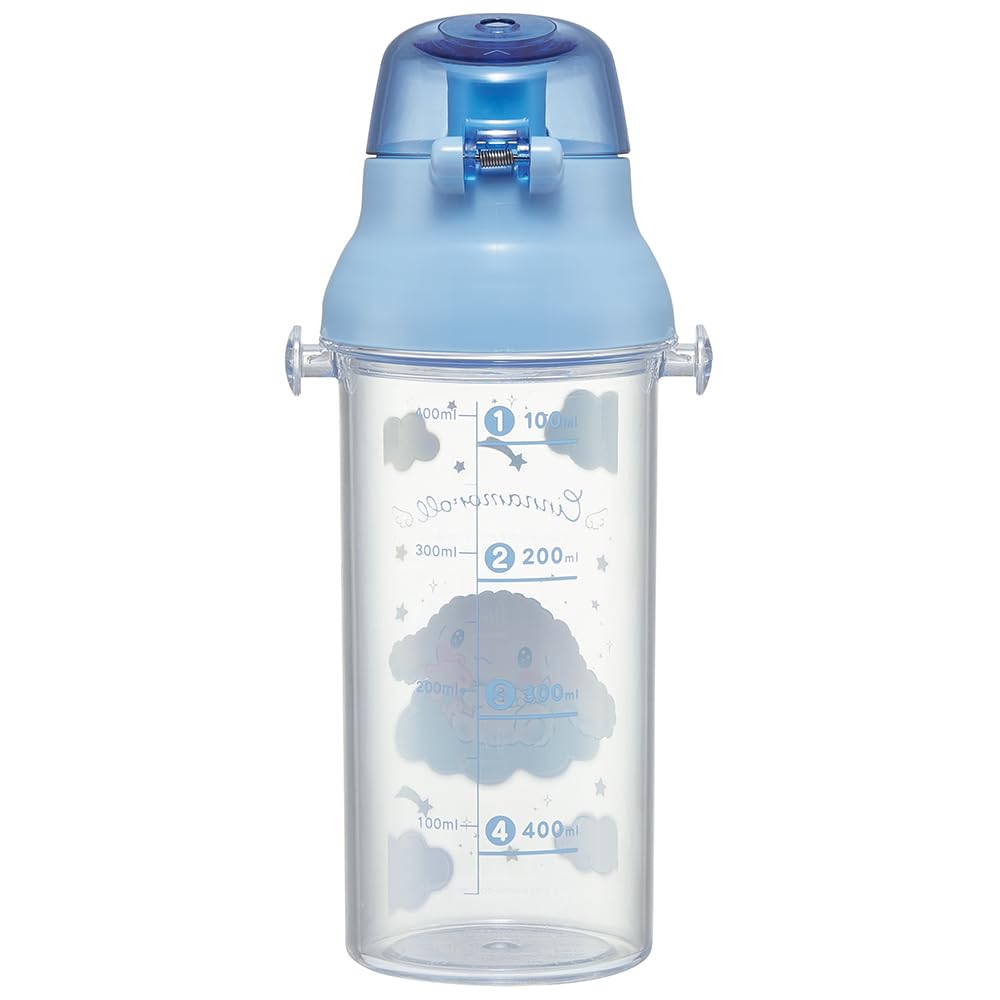 Skater Kids Clear Plastic Water Bottle 480ml with Measurement