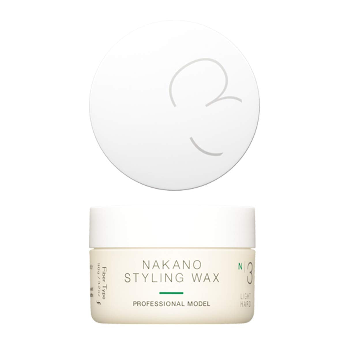 Nakano Styling Wax Fiber Type Light Hard 90g for Japanese Hair Styling