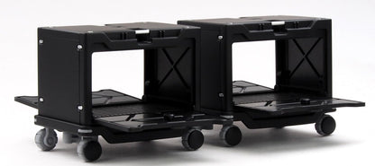 M.I.Molde HAKOBU Cart and Container 2 Pack Set Black Version 1/12 Scale Model