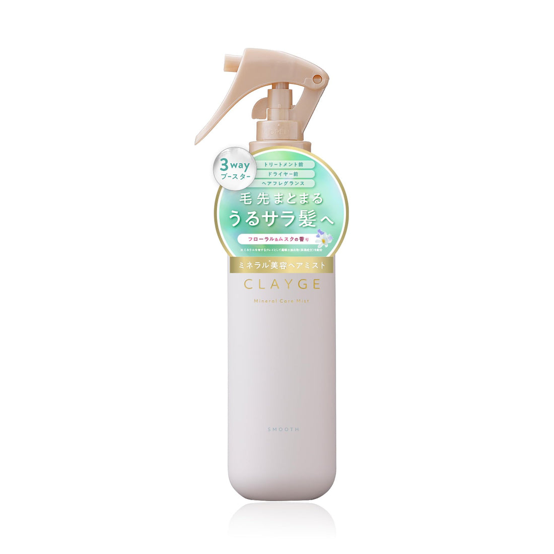 CLAYGE Mineral Care Mist SR 180ml Floral and Musk Hair Mist