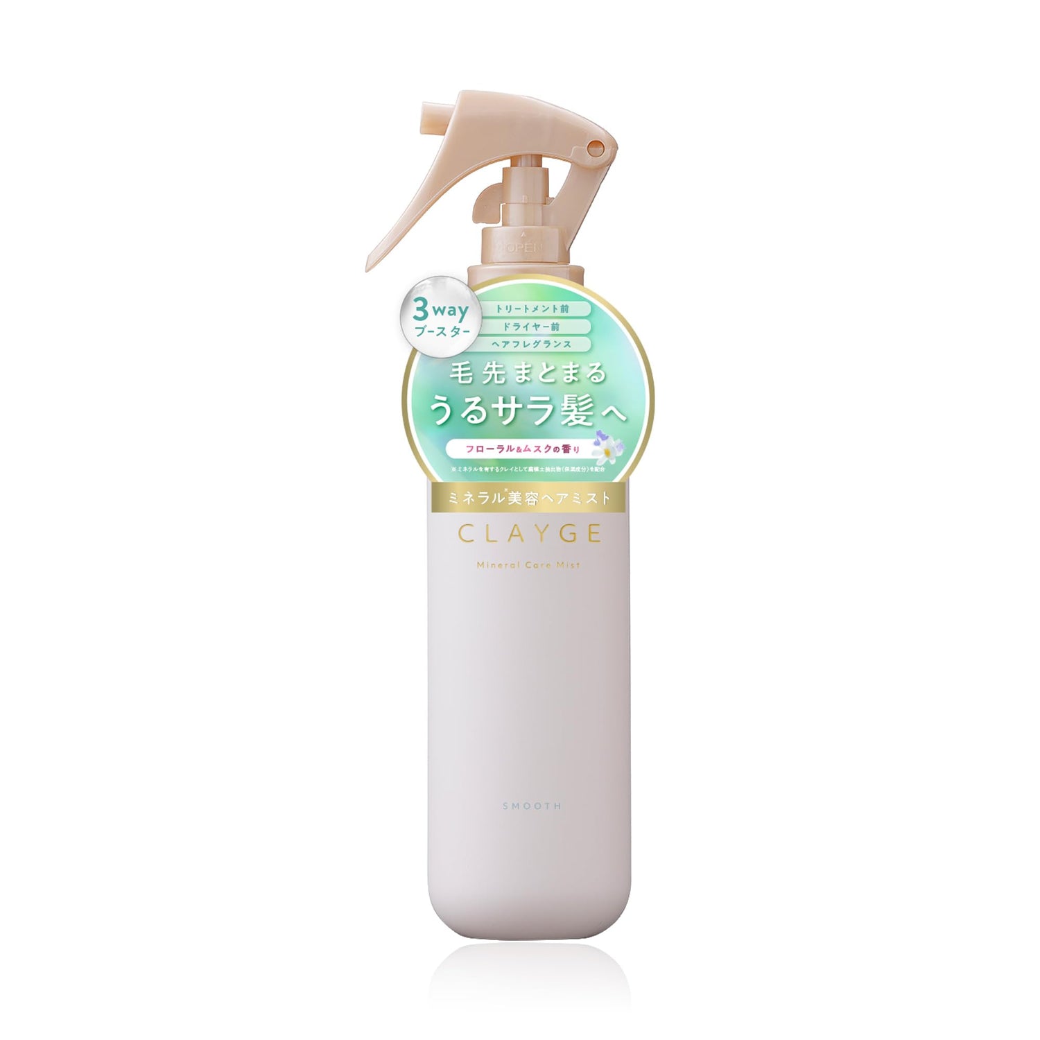 CLAYGE Mineral Care Mist SR 180ml Floral and Musk Hair Mist