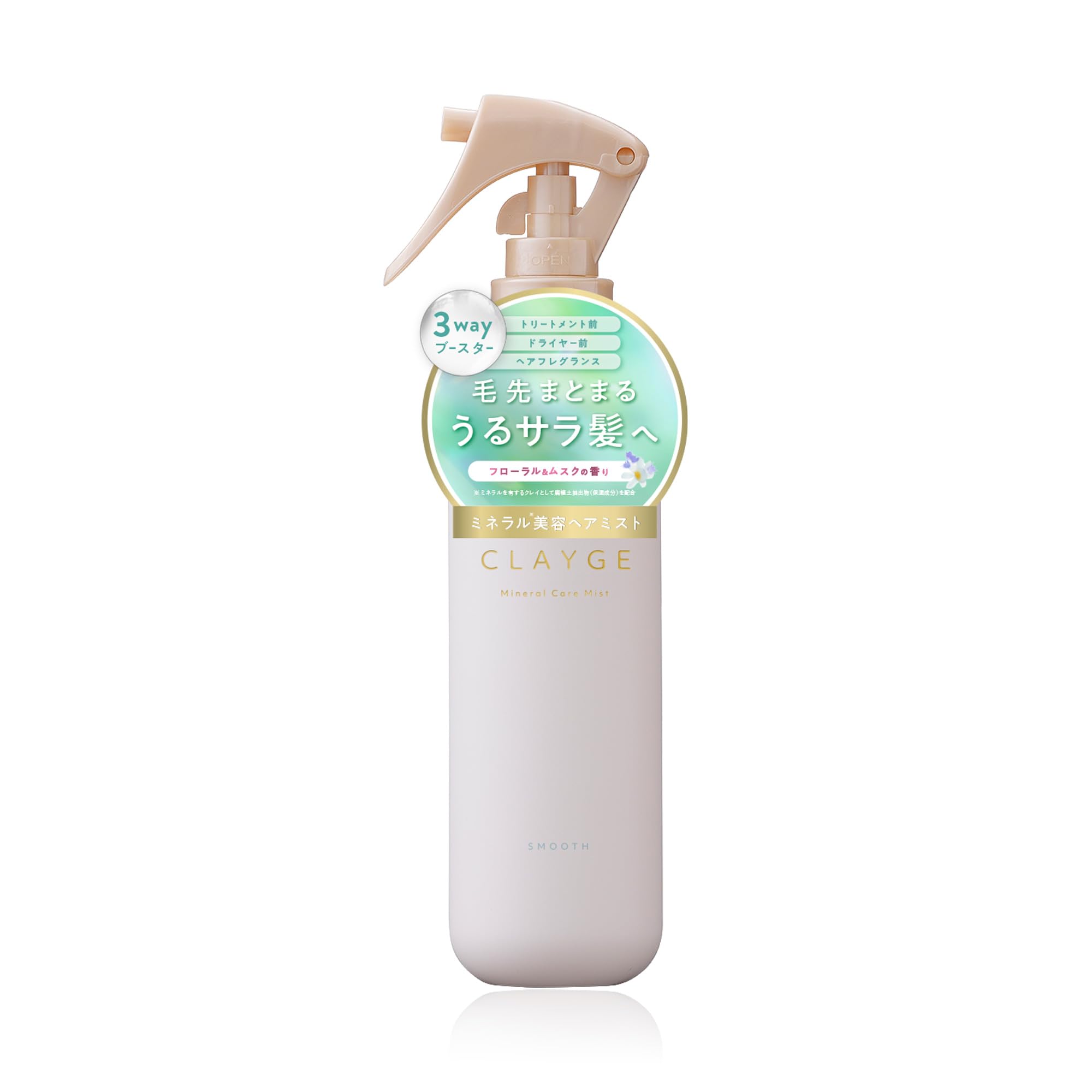 CLAYGE Mineral Care Mist SR 180ml Floral and Musk Hair Mist