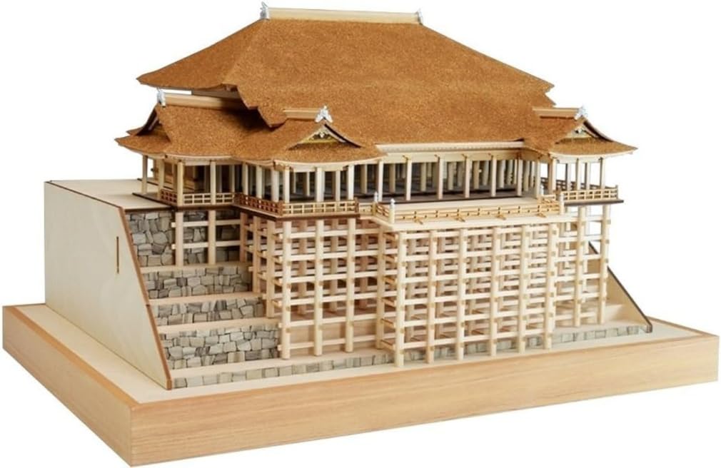 Woody JOE 1/150 Shimizu Temple Wooden Model Assembly Kit