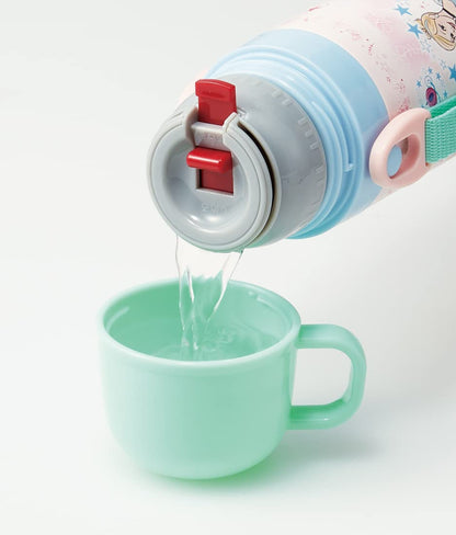 スケーター(Skater) 水筒 子供用 2WAY 直飲み 420ml コップ飲み 350ml ディズニー プリンセス 23 女の子 小容量 ステンレス 保温保冷 軽量 waterbottle スポーツボトル キッズ こども 水瓶 SKDC3-A